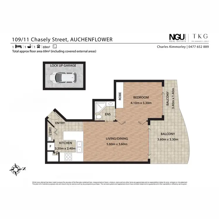 Floorplan of Homely unit listing, 109/11 Chasely Street, Auchenflower QLD 4066