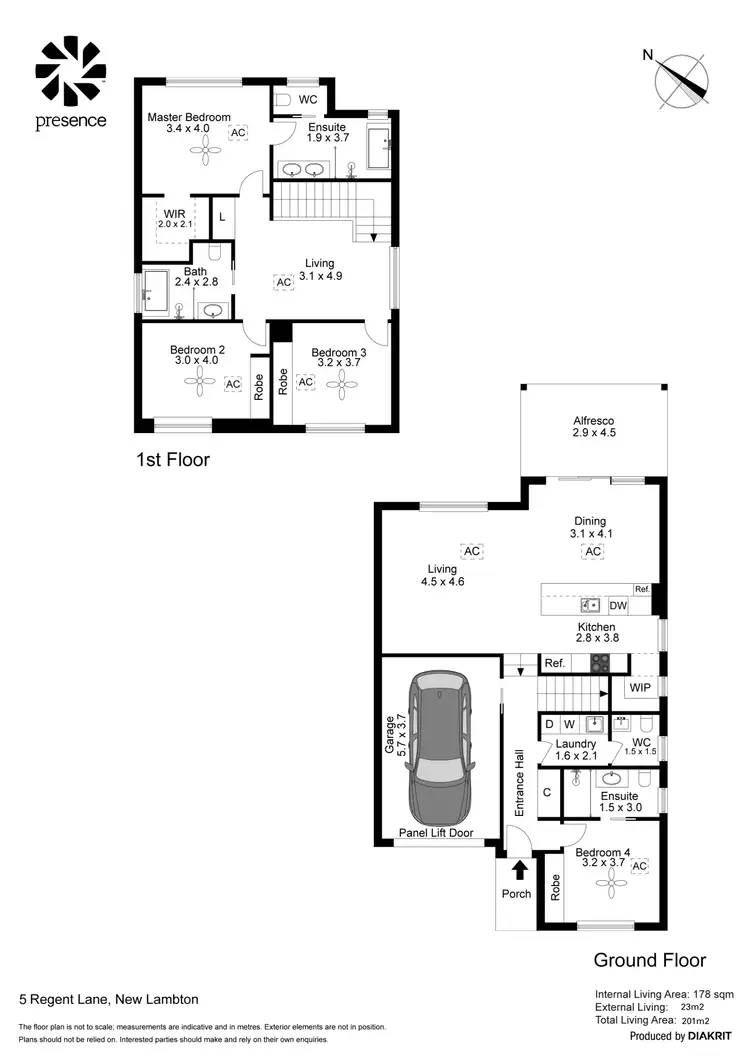 Floorplan of Homely house listing, 5 Regent Lane, New Lambton NSW 2305