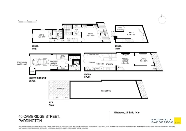 Floorplan of Homely house listing, 40 Cambridge Street, Paddington NSW 2021