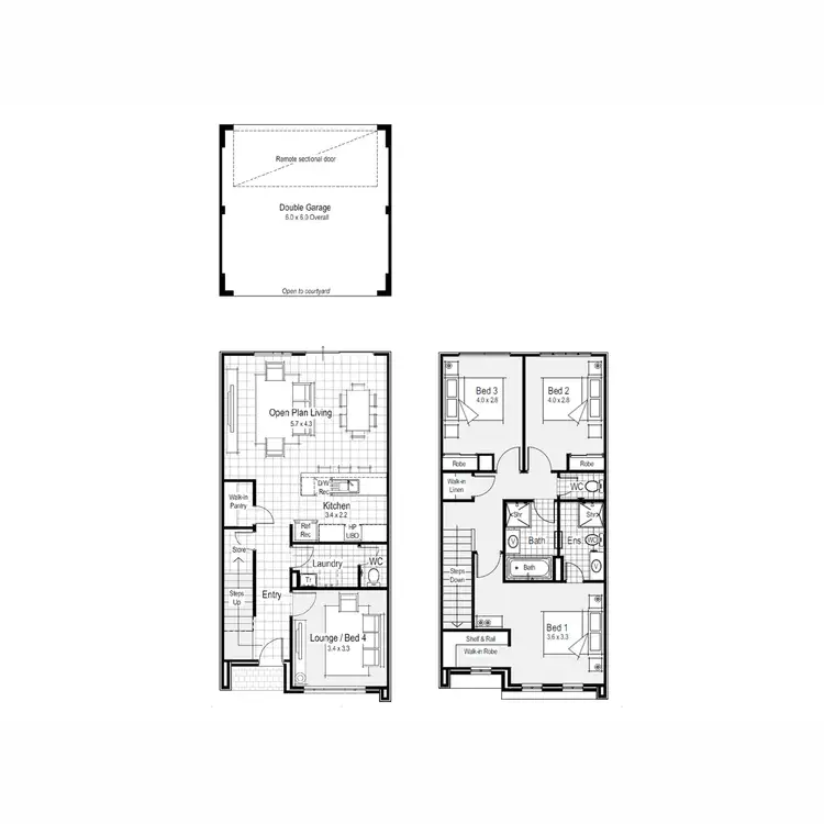 Floorplan of Homely house listing, 8 Amity Lane, Ellenbrook WA 6069