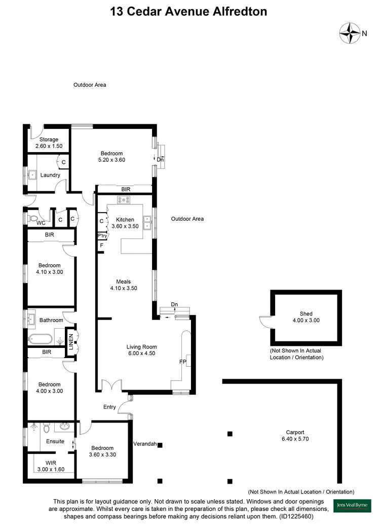 Floorplan of Homely house listing, 13 Cedar Avenue, Alfredton VIC 3350