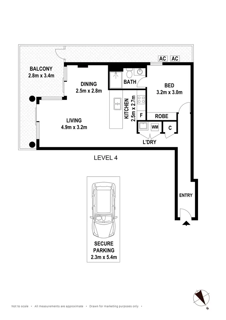 Floorplan of Homely apartment listing, 86/35-39 Balmoral Street, Waitara NSW 2077