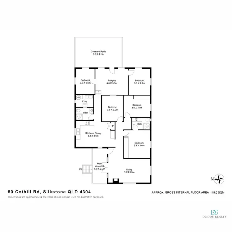 Floorplan of Homely house listing, 80 Cothill Road, Silkstone QLD 4304