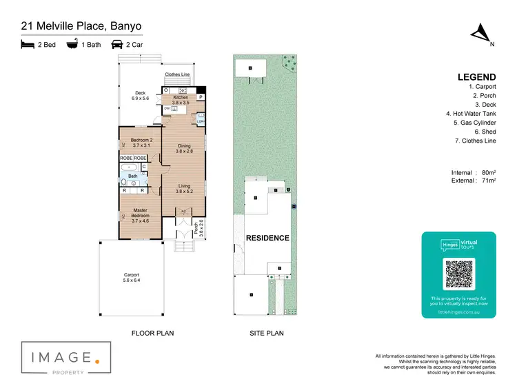 Floorplan of Homely house listing, 21 Melville Place, Banyo QLD 4014