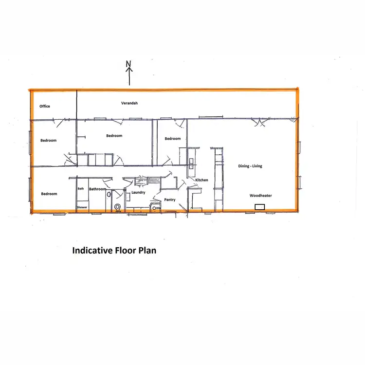 Floorplan of Homely rural property listing, 52 Beh Road, Ravensbourne QLD 4352
