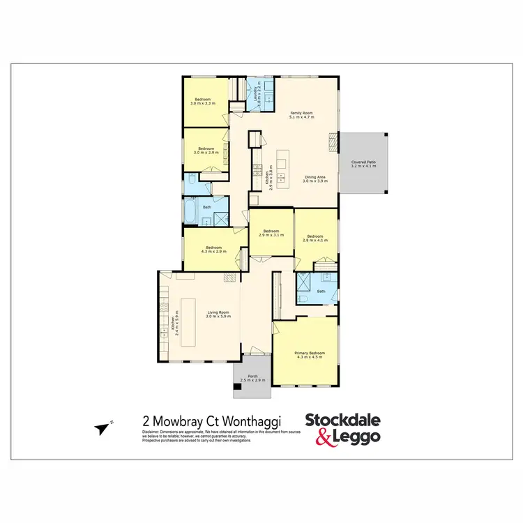 Floorplan of Homely house listing, 2 Mowbray Court, Wonthaggi VIC 3995
