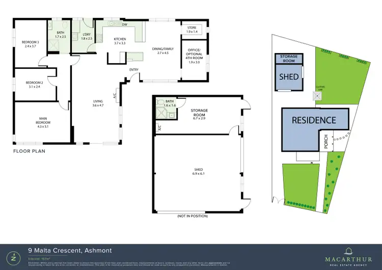 Floorplan of Homely house listing, 9 Malta Crescent, Ashmont NSW 2650