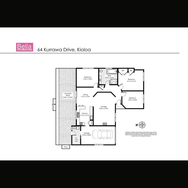 Floorplan of Homely house listing, 64 Kurrawa Drive, Kioloa NSW 2539