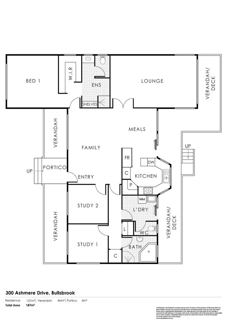 Floorplan of Homely house listing, 300 Ashmere Drive, Bullsbrook WA 6084