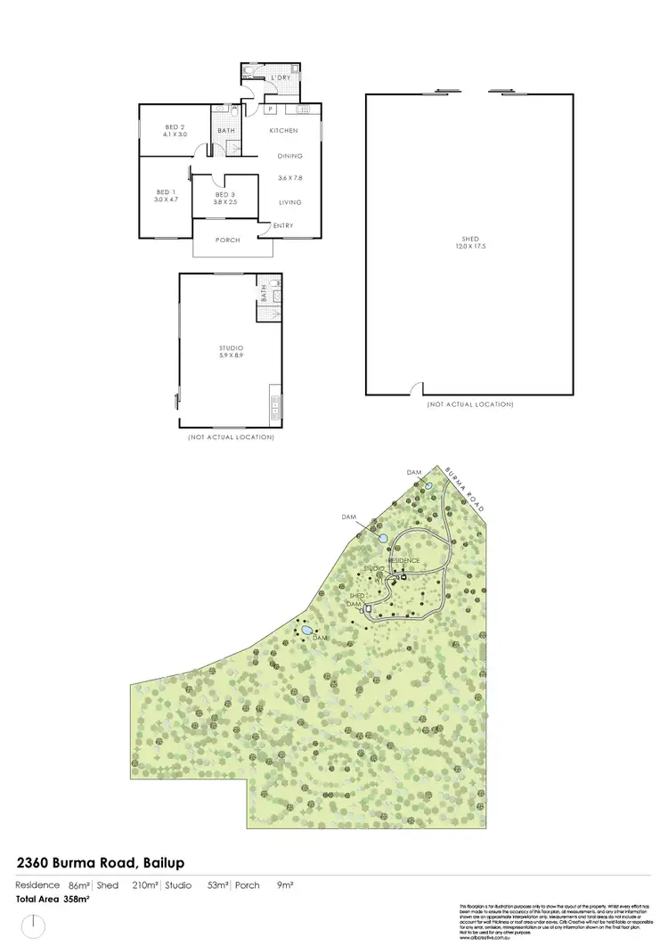 Floorplan of Homely rural property listing, 2360 Burma Road, Bailup WA 6082