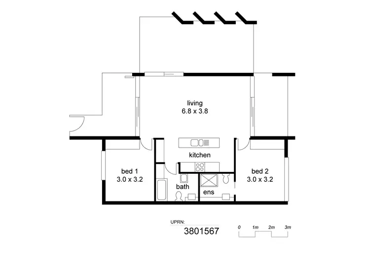 Floorplan of Homely unit listing, Address available on request