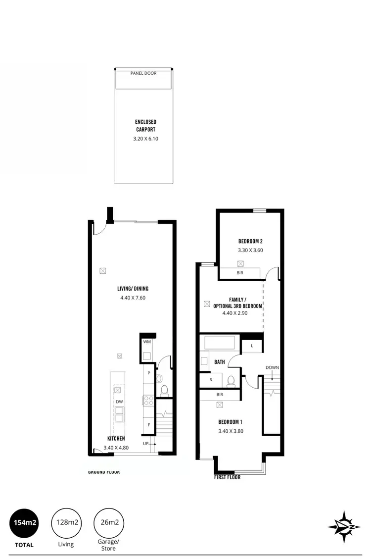 Floorplan of Homely house listing, 8 Symon Lane, West Lakes SA 5021