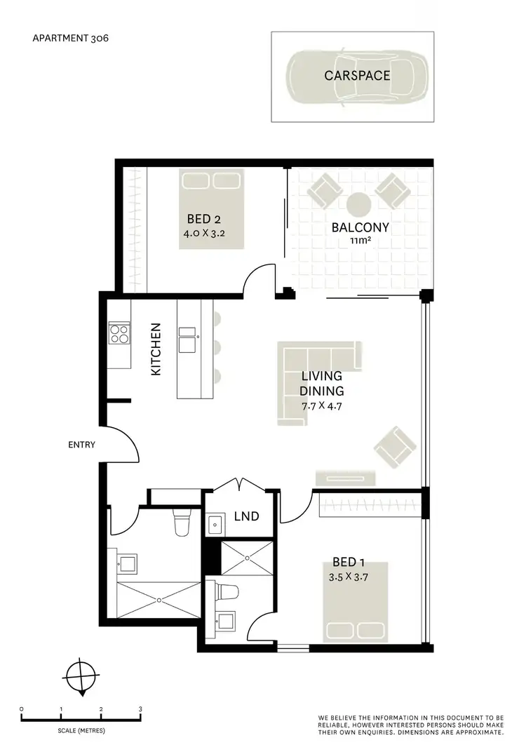 Floorplan of Homely apartment listing, 306/22-38 Yurong Street, Darlinghurst NSW 2010