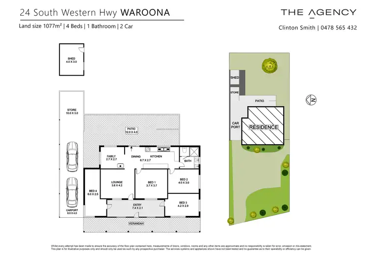 Floorplan of Homely house listing, 24 South Western Highway, Waroona WA 6215