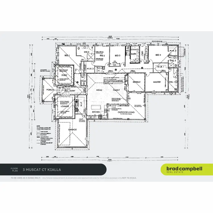 Floorplan of Homely house listing, 3 Muscat Court, Kialla VIC 3631