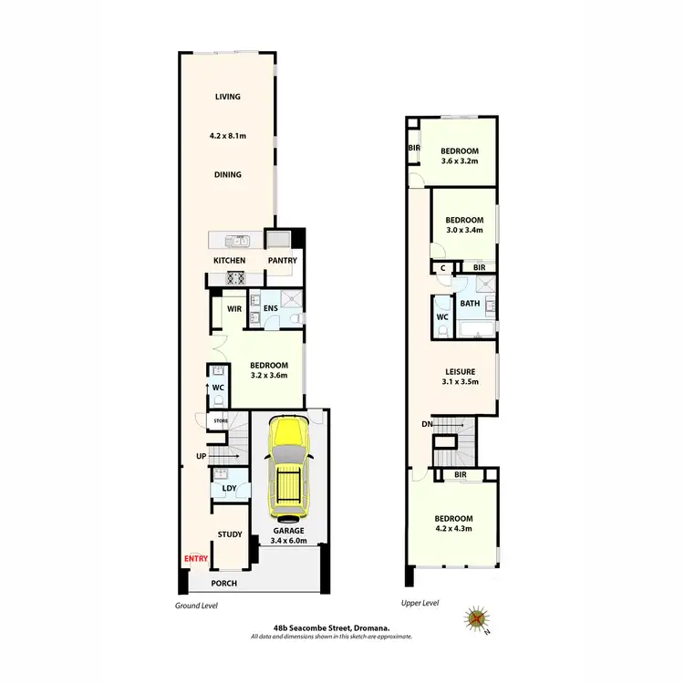 Floorplan of Homely townhouse listing, 48a Seacombe Street, Dromana VIC 3936