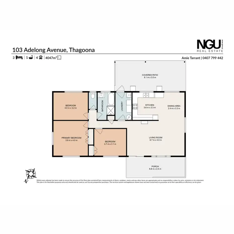 Floorplan of Homely house listing, 103-105 Adelong Avenue, Thagoona QLD 4306