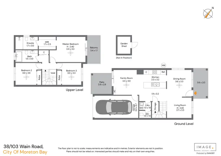 Floorplan of Homely townhouse listing, 38/103 Wain Road, Burpengary QLD 4505