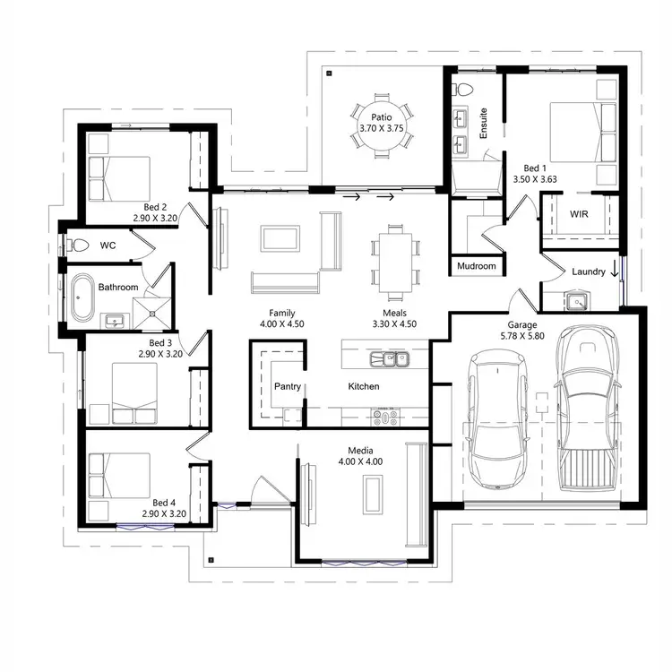 Floorplan of Homely house listing, Lot 130 Silky Oak Terrace, Victoria Point QLD 4165