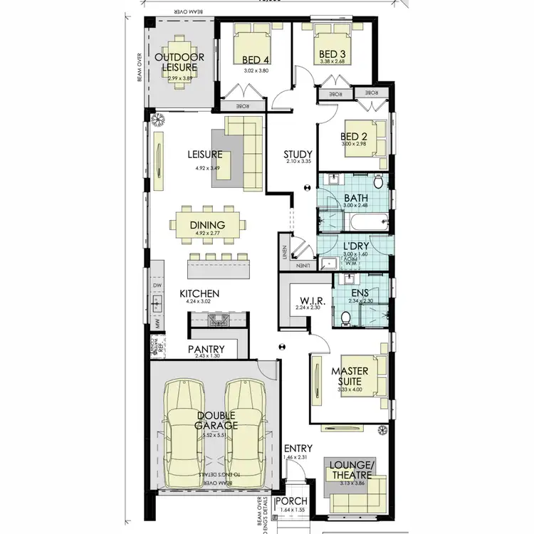 Floorplan of Homely house listing, Lot 810 McClymont Drive, Catherine Field NSW 2557