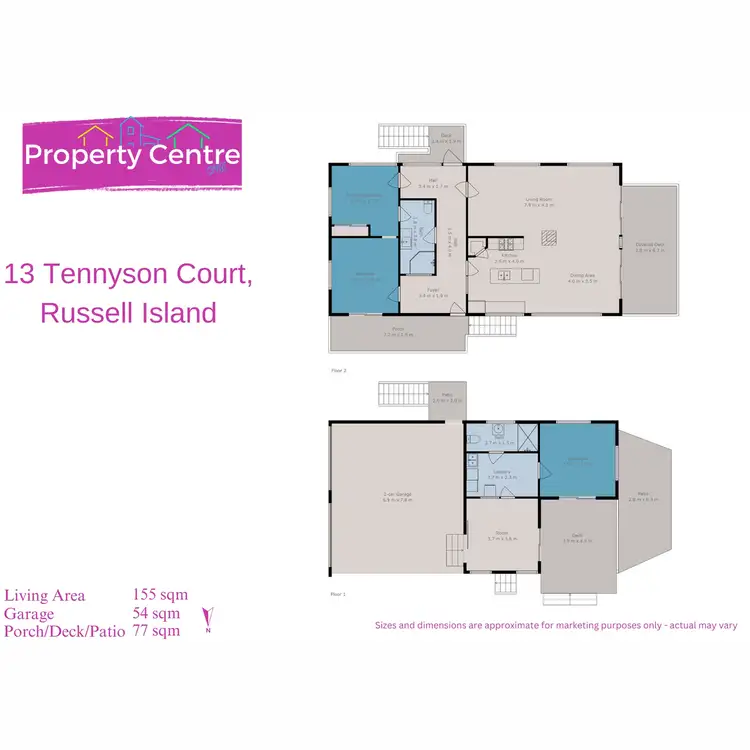 Floorplan of Homely house listing, 13 Tennyson Court, Russell Island QLD 4184