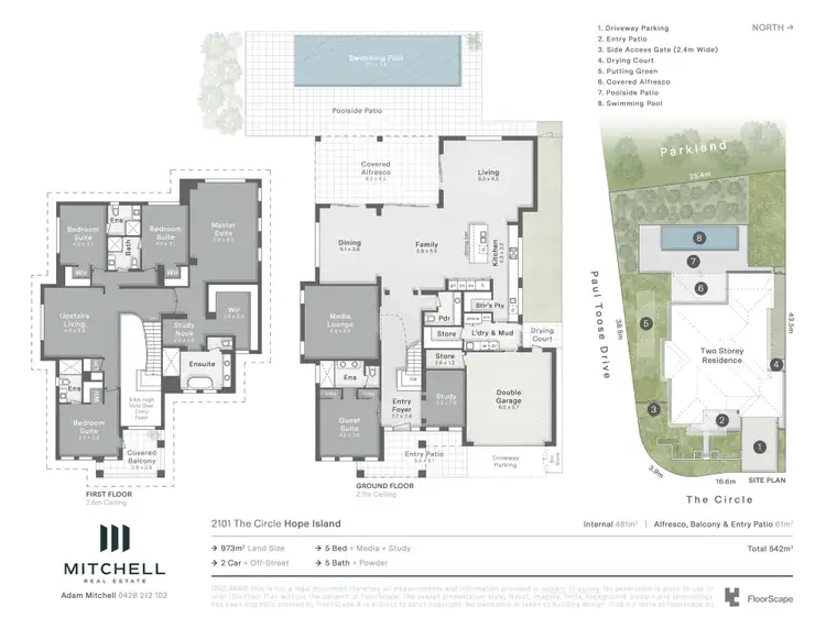 Floorplan of Homely house listing, 2101 The Circle, Sanctuary Cove QLD 4212