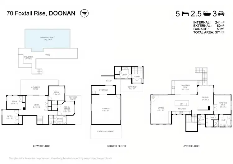 Floorplan of Homely house listing, 70 Foxtail Rise, Doonan QLD 4562