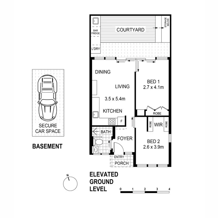Floorplan of Homely apartment listing, 23/8 Bennetts Grove Avenue, Paddington NSW 2021