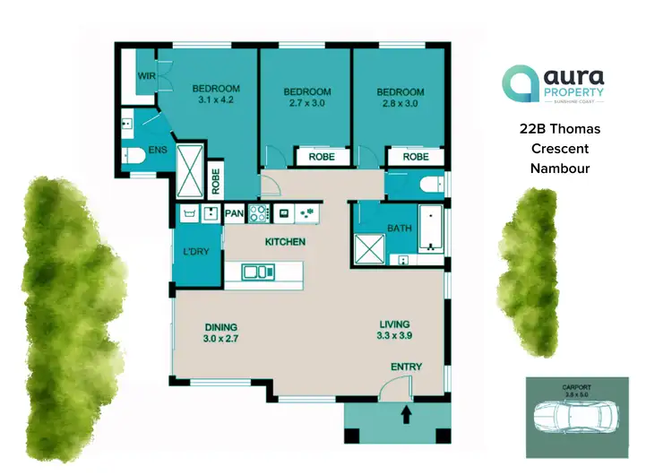 Floorplan of Homely house listing, 22B Thomas Crescent, Nambour QLD 4560