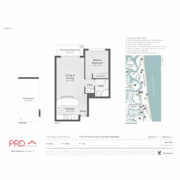 Floorplan of Homely unit listing, 11/10-16 Genoa Street, Surfers Paradise QLD 4217