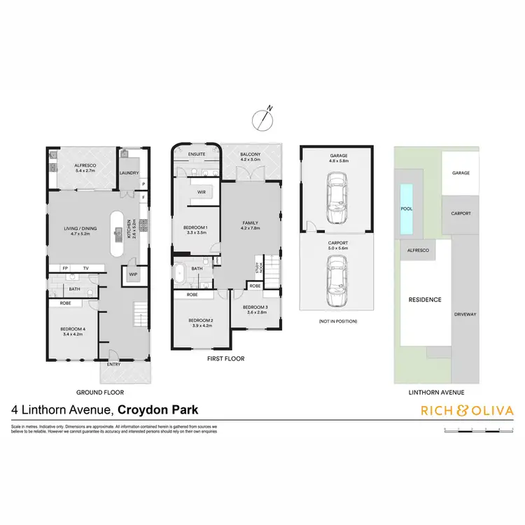 Floorplan of Homely house listing, 4 Linthorn Avenue, Croydon Park NSW 2133