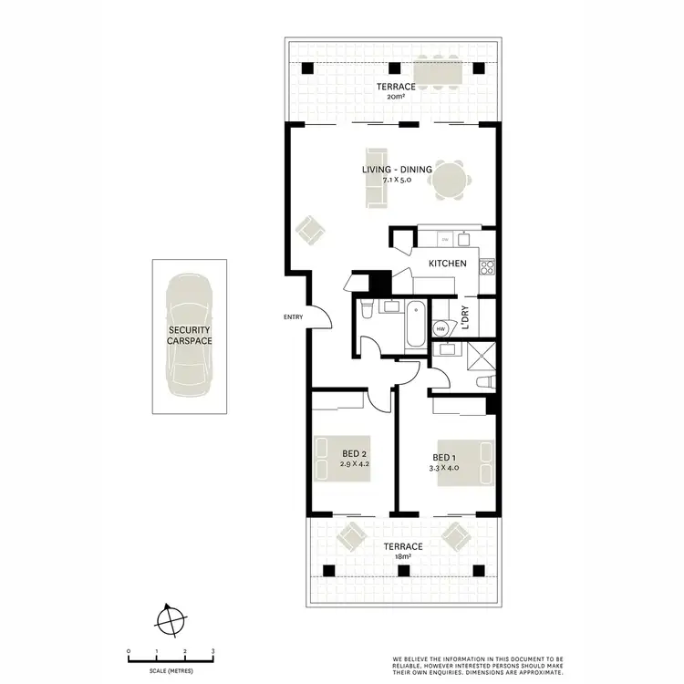 Floorplan of Homely apartment listing, 2/28 Fitzroy Street, Surry Hills NSW 2010