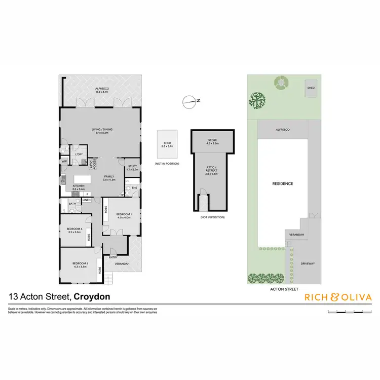 Floorplan of Homely house listing, 13 Acton Street, Croydon NSW 2132