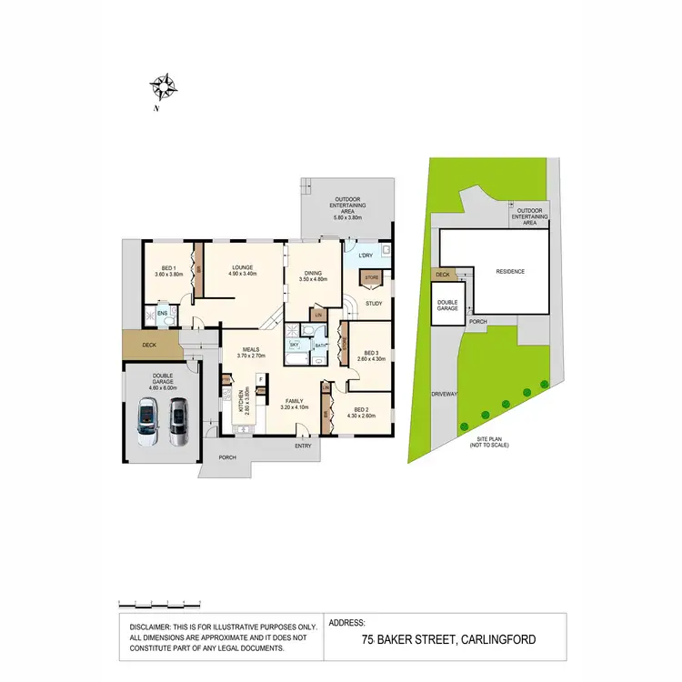 Floorplan of Homely house listing, 75 Baker Street, Carlingford NSW 2118