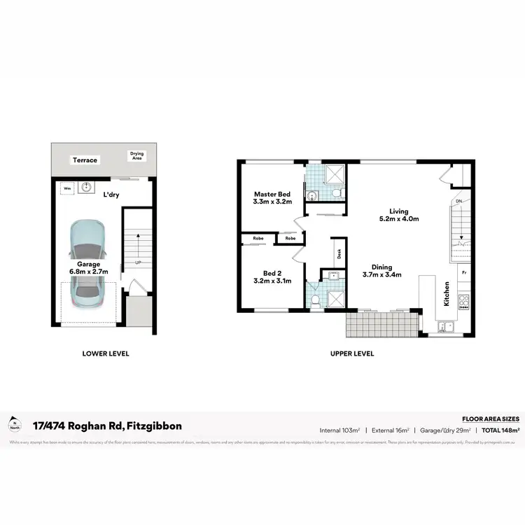 Floorplan of Homely townhouse listing, 17/474 Roghan Road, Fitzgibbon QLD 4018