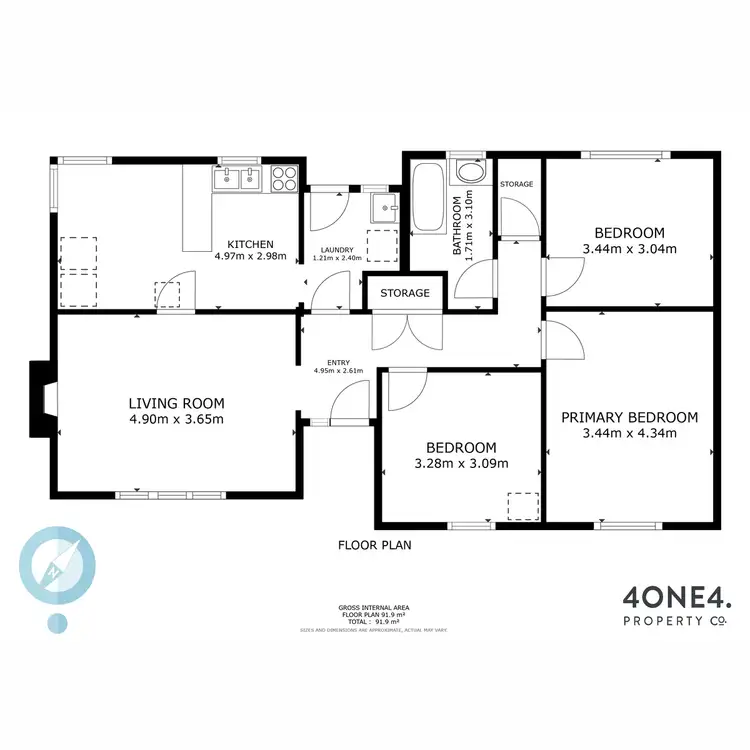 Floorplan of Homely house listing, 52 Fisher Drive, Herdsmans Cove TAS 7030