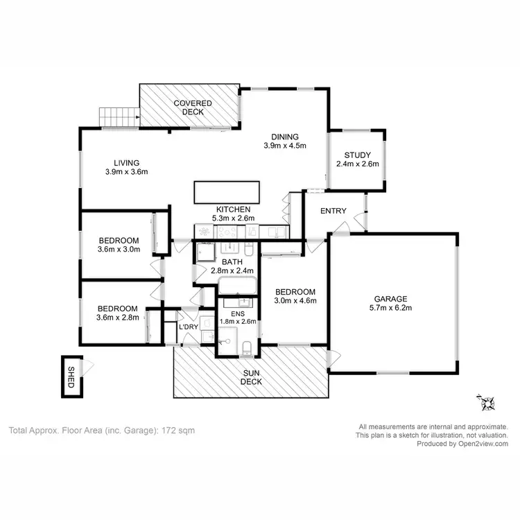 Floorplan of Homely house listing, 2 Vera Place, Rokeby TAS 7019