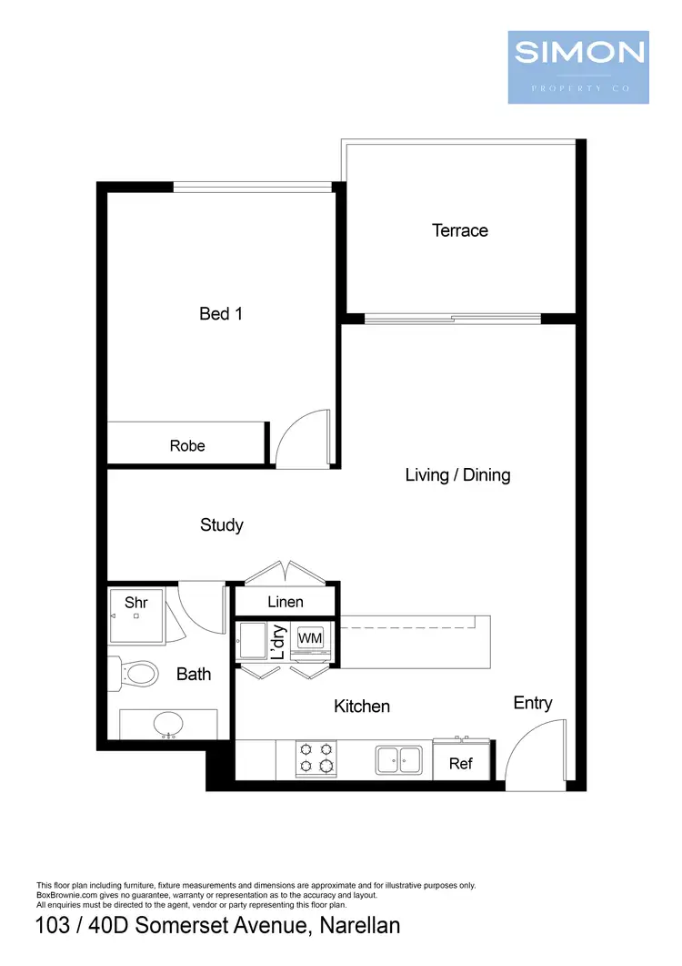 Floorplan of Homely house listing, 103/40D Somerset Avenue, Narellan NSW 2567