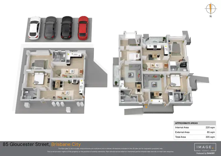 Floorplan of Homely house listing, 85 Gloucester Street, South Brisbane QLD 4101
