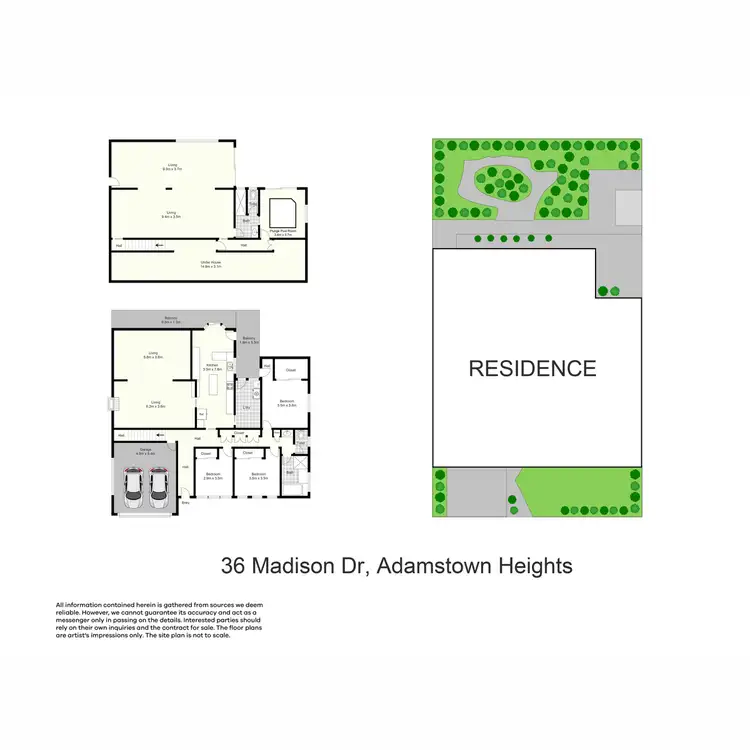 Floorplan of Homely house listing, 36 Madison Drive, Adamstown Heights NSW 2289