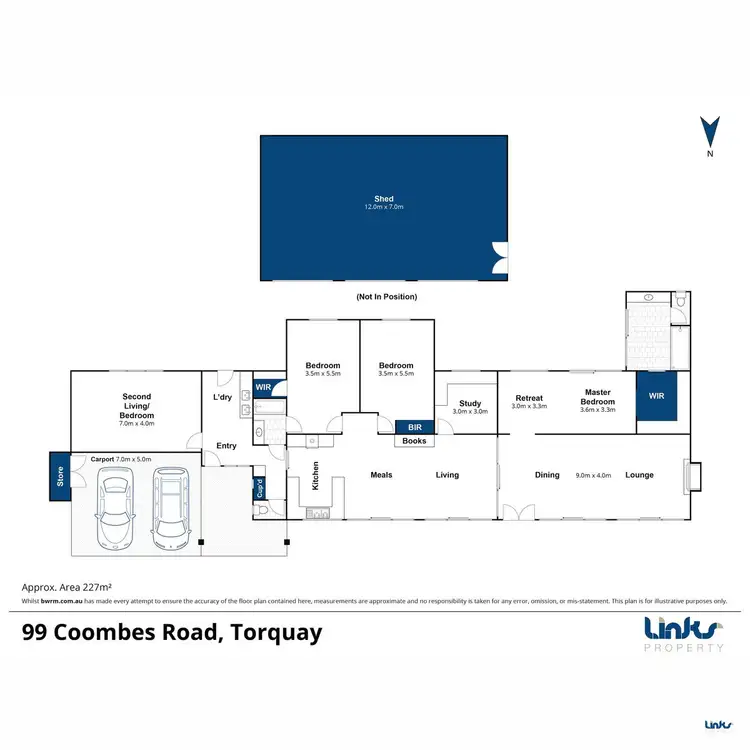 Floorplan of Homely house listing, 99 Coombes Road, Torquay VIC 3228
