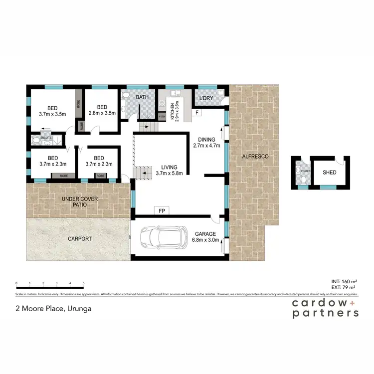 Floorplan of Homely house listing, 2 Moore Place, Urunga NSW 2455