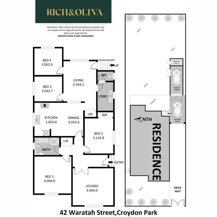 Floorplan of Homely house listing, 42 Waratah Street, Croydon Park NSW 2133