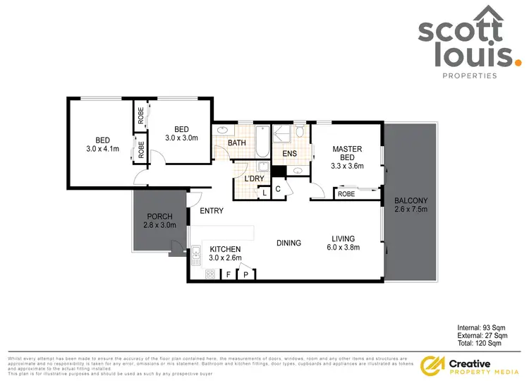 Floorplan of Homely townhouse listing, 11/1 Hibbertia Street, Mountain Creek QLD 4557