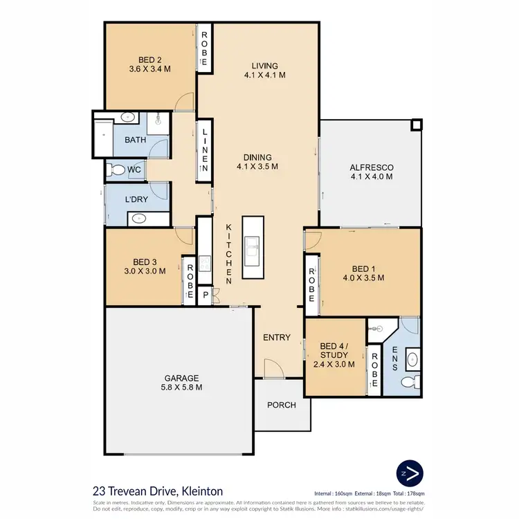 Floorplan of Homely house listing, 23 Trevean Drive, Kleinton QLD 4352