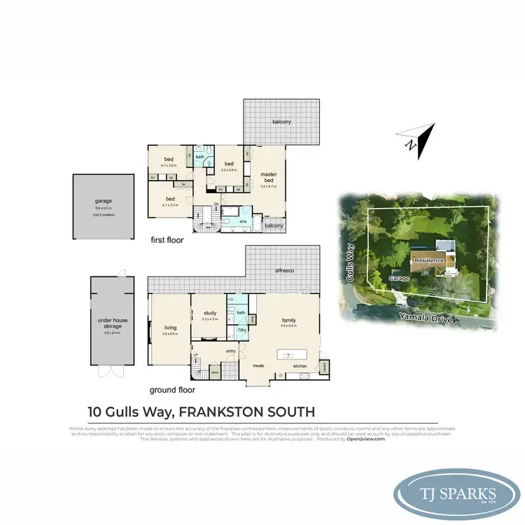 Floorplan of Homely house listing, 10 Gulls Way, Frankston South VIC 3199