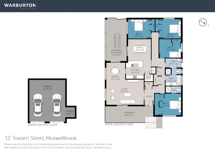 Floorplan of Homely house listing, 12 Towarri Street, Muswellbrook NSW 2333