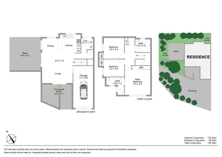 Floorplan of Homely townhouse listing, 1/25 Lows Drive, Pacific Paradise QLD 4564