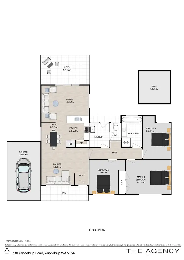 Floorplan of Homely house listing, 230 Yangebup Road, Yangebup WA 6164