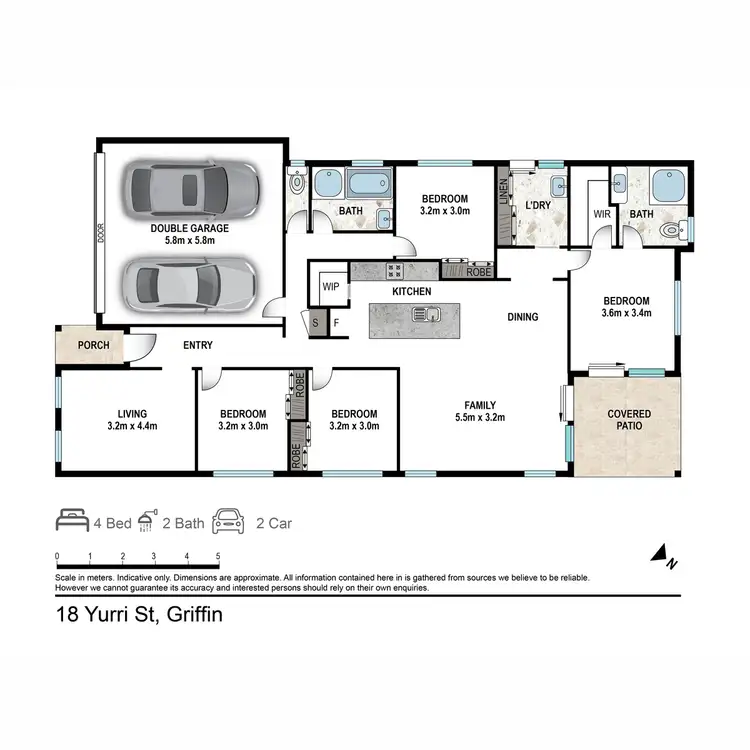 Floorplan of Homely house listing, 18 Yurri Street, Griffin QLD 4503